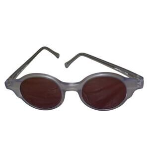 Zerezes Sunglass Round Translucent Gray/Blue With Case - Farm X Zerezes Collab